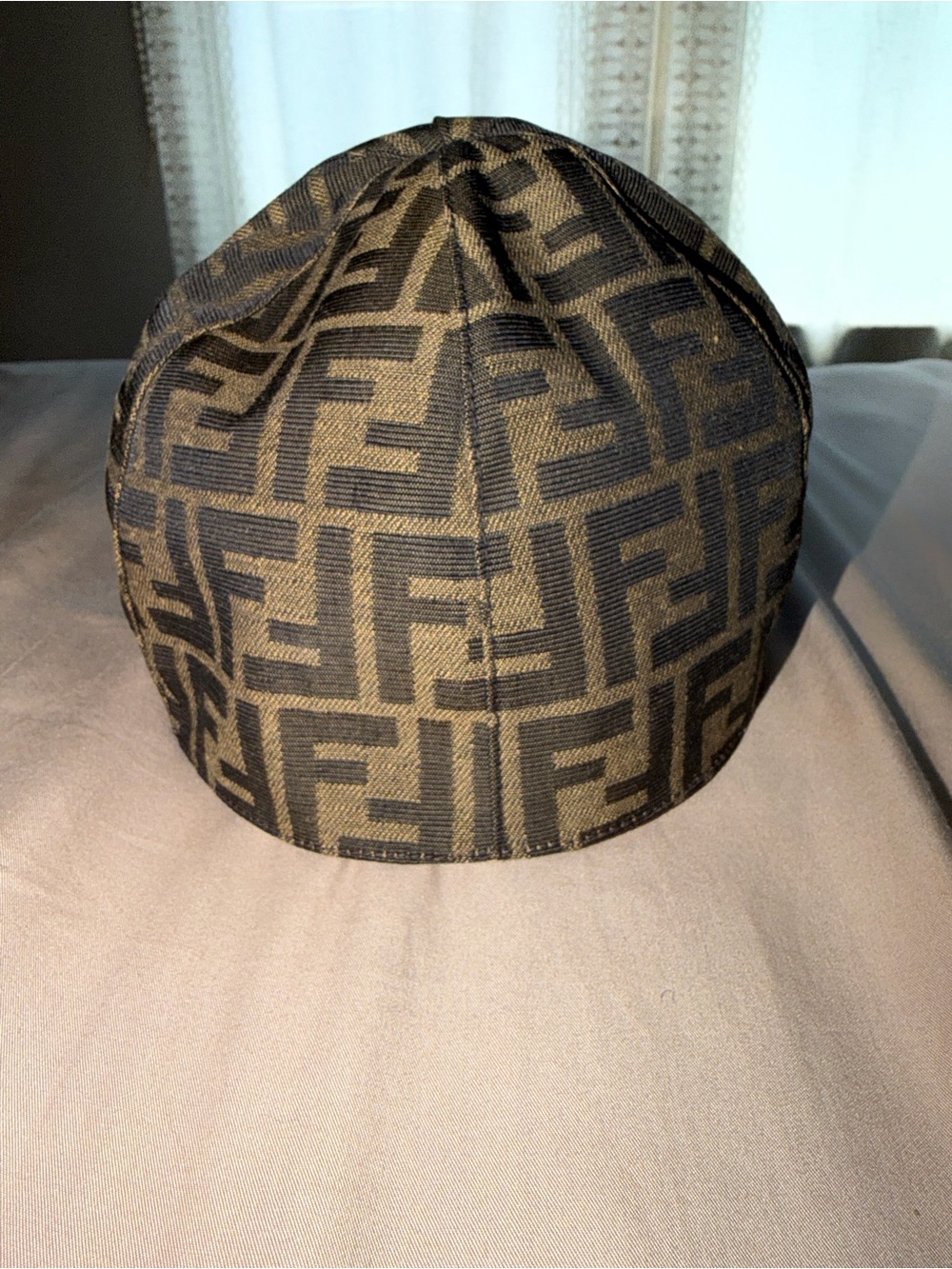 Fendi Reversible Monogram & Beige Cap - Brown/Tan - Picture 11 of 11